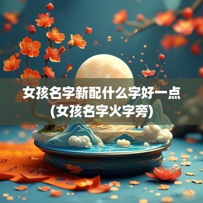 女孩名字新配什么字好一点(女孩名字火字旁)