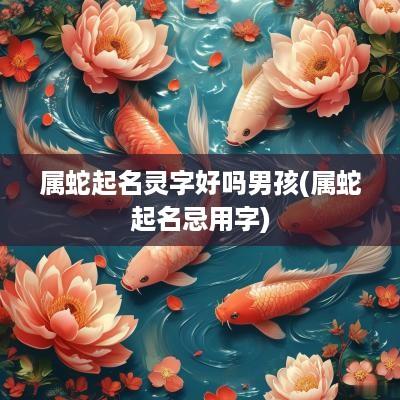 属蛇起名灵字好吗男孩(属蛇起名忌用字)