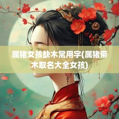 属猪女孩缺木常用字(属猪带木取名大全女孩)
