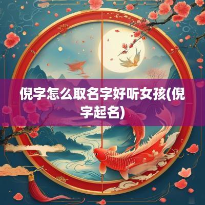倪字怎么取名字好听女孩(倪字起名)
