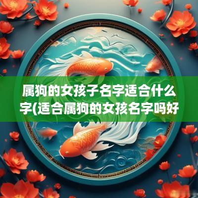 属狗的女孩子名字适合什么字(适合属狗的女孩名字吗好听)