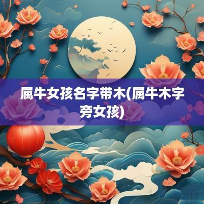 属牛女孩名字带木(属牛木字旁女孩)