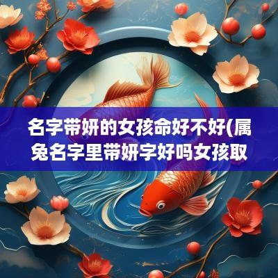名字带妍的女孩命好不好(属兔名字里带妍字好吗女孩取名)
