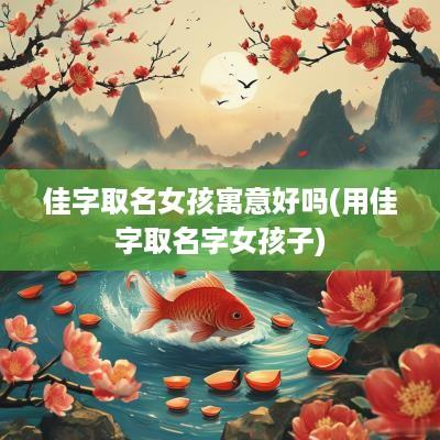 佳字取名女孩寓意好吗(用佳字取名字女孩子)