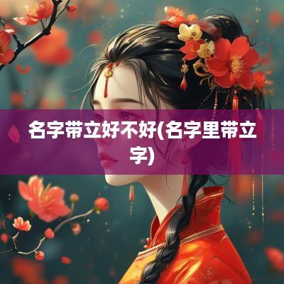 名字带立好不好(名字里带立字)