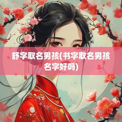 舒字取名男孩(书字取名男孩名字好吗)