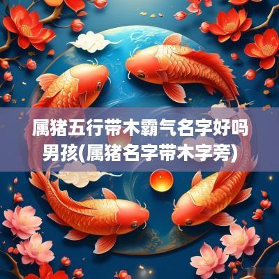 属猪五行带木霸气名字好吗男孩(属猪名字带木字旁)