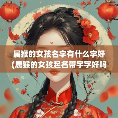属猴的女孩名字有什么字好(属猴的女孩起名带宇字好吗怎么样)