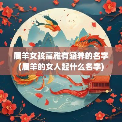 属羊女孩高雅有涵养的名字(属羊的女人起什么名字)