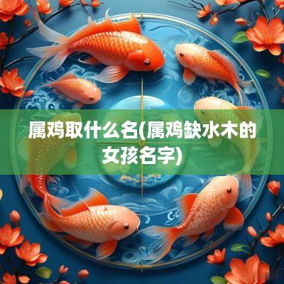 属鸡取什么名(属鸡缺水木的女孩名字) 属鸡取什么名(属鸡缺水木的女孩名字)