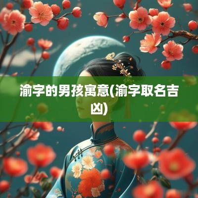 渝字的男孩寓意(渝字取名吉凶)