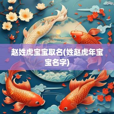 赵姓虎宝宝取名(姓赵蛇年宝宝名字)