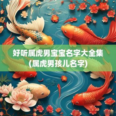好听属虎男宝宝名字大全集(属虎男孩儿名字)