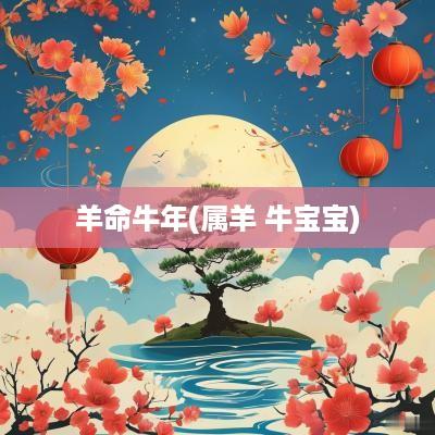 羊命蛇年(属羊 牛宝宝)