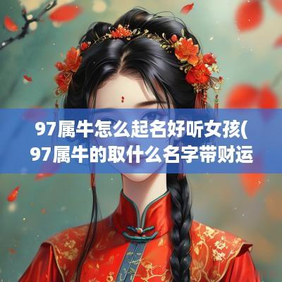 97属牛怎么起名好听女孩(97属牛的取什么名字带财运)