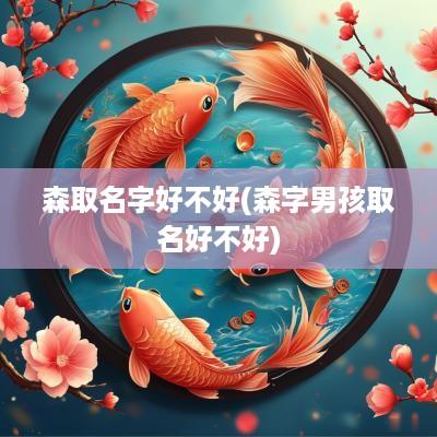 森取名字好不好(森字男孩取名好不好)