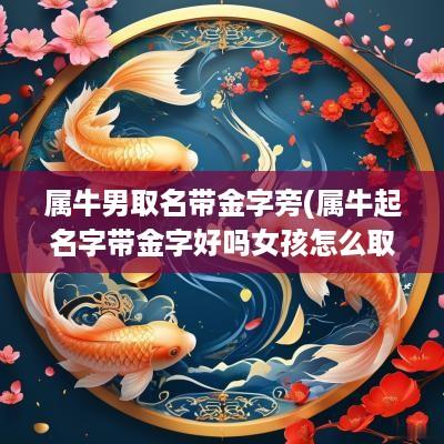 属牛男取名带金字旁(属牛起名字带金字好吗女孩怎么取名)
