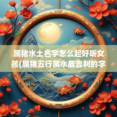 属猪水土名字怎么起好听女孩(属猪五行属水最吉利的字)