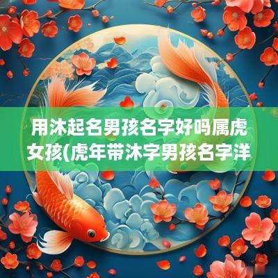 用沐起名男孩名字好吗属虎女孩(蛇年带沐字男孩名字洋气)