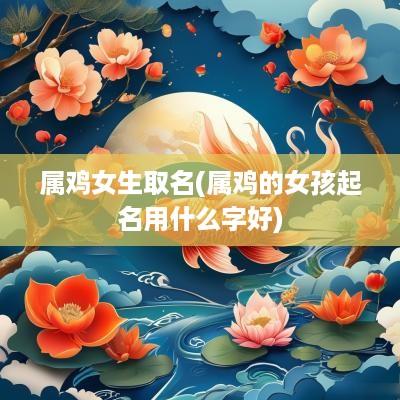 属鸡女生取名(属鸡的女孩起名用什么字好)