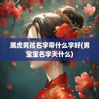 属虎男孩名字带什么字好(男宝宝名字天什么)