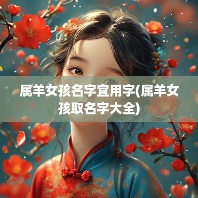 属羊女孩名字宜用字(属羊女孩取名字大全)