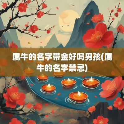 属牛的名字带金好吗男孩(属牛的名字禁忌)