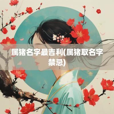 属猪名字最吉利(属猪取名字禁忌)