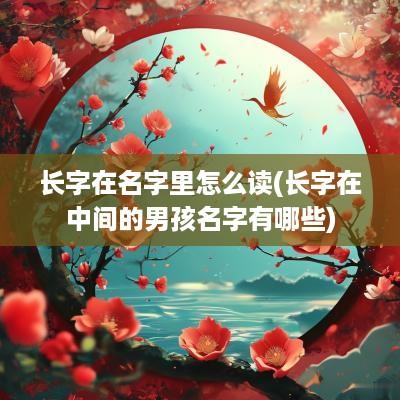 长字在名字里怎么读(长字在中间的男孩名字有哪些)
