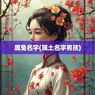 属兔名字(属土名字男孩)