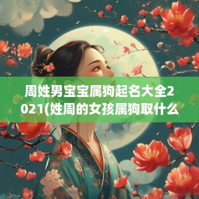 周姓男宝宝属狗起名大全2025(姓周的女孩属狗取什么名字好听)