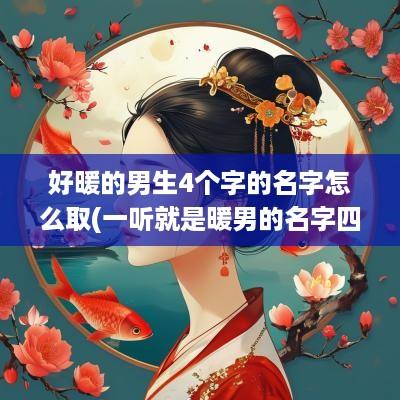 好暖的男生4个字的名字怎么取(一听就是暖男的名字四字)