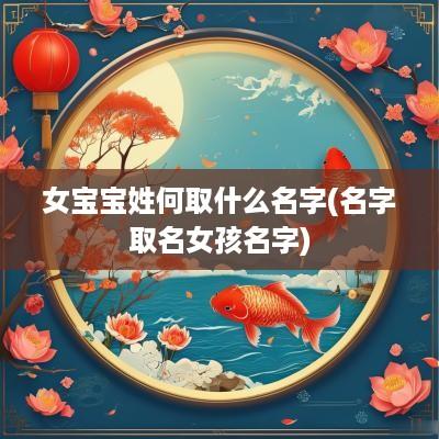 女宝宝姓何取什么名字(名字取名女孩名字)