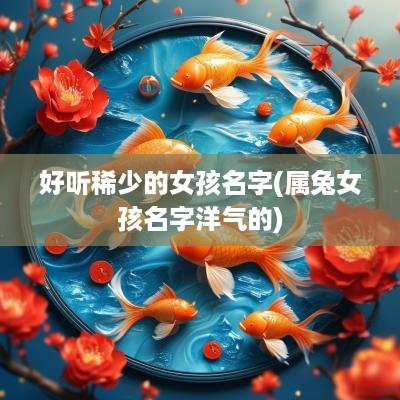 好听稀少的女孩名字(属兔女孩名字洋气的)
