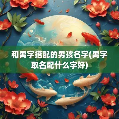 和禹字搭配的男孩名字(禹字取名配什么字好)
