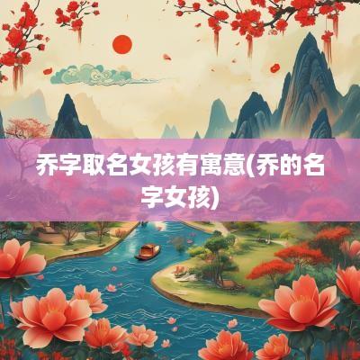 乔字取名女孩有寓意(乔的名字女孩)