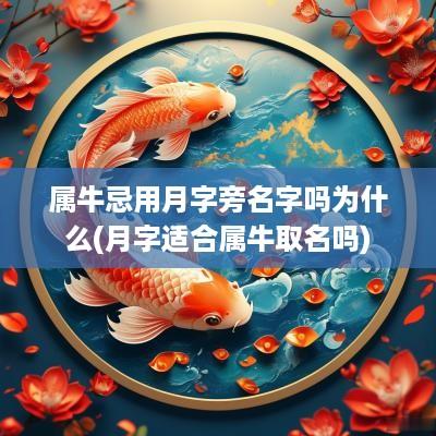 属牛忌用月字旁名字吗为什么(月字适合属牛取名吗) 属牛忌用月字旁名字吗为什么(月字适合属牛取名吗)