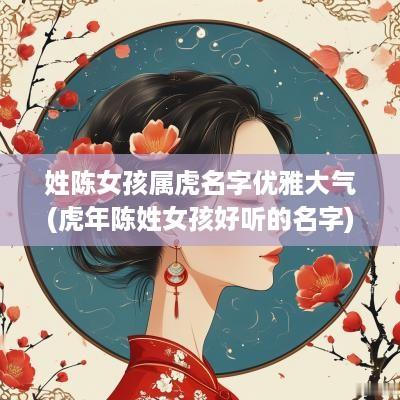 姓陈女孩属虎名字优雅大气(蛇年陈姓女孩好听的名字)