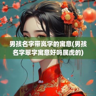 男孩名字带岚字的寓意(男孩名字翠字寓意好吗属虎的)