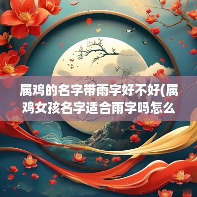 属鸡的名字带雨字好不好(属鸡女孩名字适合雨字吗怎么取)