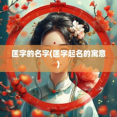 匡字的名字(匡字起名的寓意)