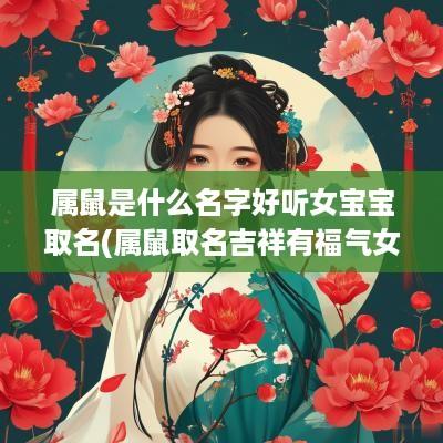 属鼠是什么名字好听女宝宝取名(属鼠取名吉祥有福气女孩名字推荐)