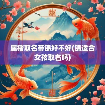 属猪取名带锦好不好(锦适合女孩取名吗)