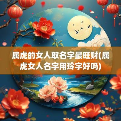 属虎的女人取名字最旺财(属虎女人名字用玲字好吗)