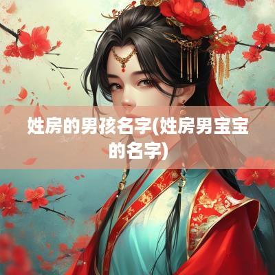 姓房的男孩名字(姓房男宝宝的名字)