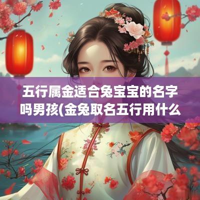 五行属金适合兔宝宝的名字吗男孩(金兔取名五行用什么)