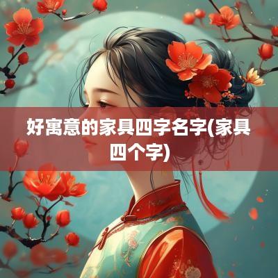好寓意的家具四字名字(家具四个字)