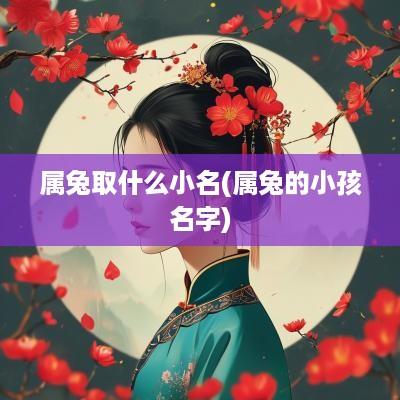 属兔取什么小名(属兔的小孩名字)