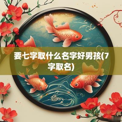 要七字取什么名字好男孩(7字取名)