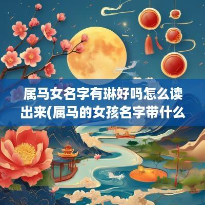 属马女名字有琳好吗怎么读出来(属马的女孩名字带什么字好)